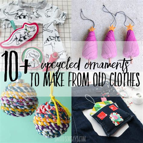 Turn old clothes into upcycled Christmas ornaments – Sewing