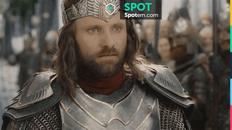 The crown of the King Elessar carried by Aragorn (Viggo Mortensen) in ...