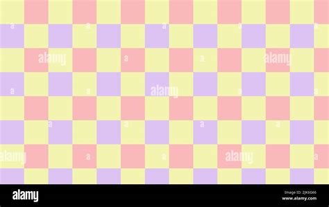 cute pastel pink, purple and yellow checkers, gingham, plaid, aesthetic ...