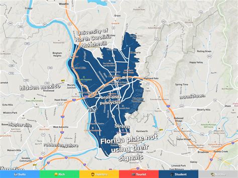 Asheville Neighborhood Map