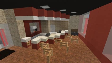 Pizza Hut Interior ECS Minecraft Map