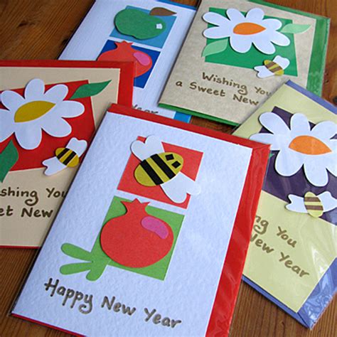 Easy Handmade New Year Cards for Kids Simple Cards kaise bnate h | www ...