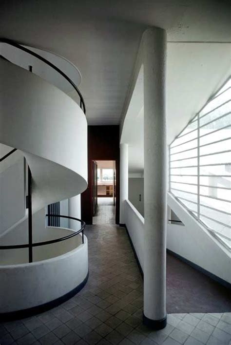 Villa savoye interior, Le corbusier architecture, Le corbusier