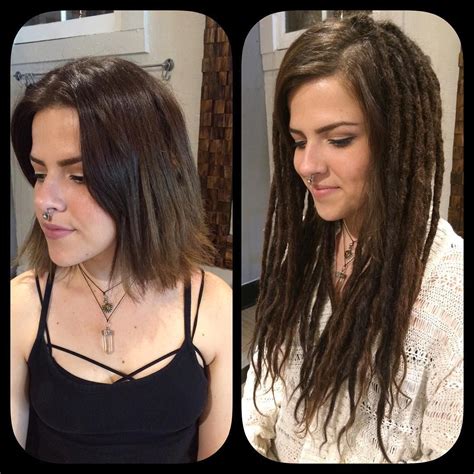 before and after dreadlock extensions - Google Search | Hair extensions ...