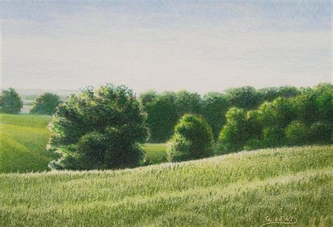 Landscape Drawings in Colored Pencil - Carrie L. Lewis, Artist ...