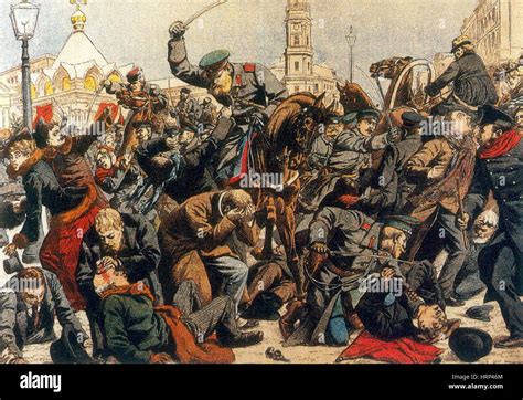 Bloody Sunday, Russia, 1905 Stock Photo - Alamy