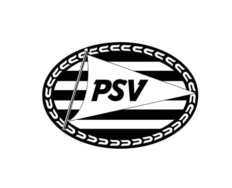 PSV Eindhoven Club Logo Symbol Black Netherlands Eredivisie League ...