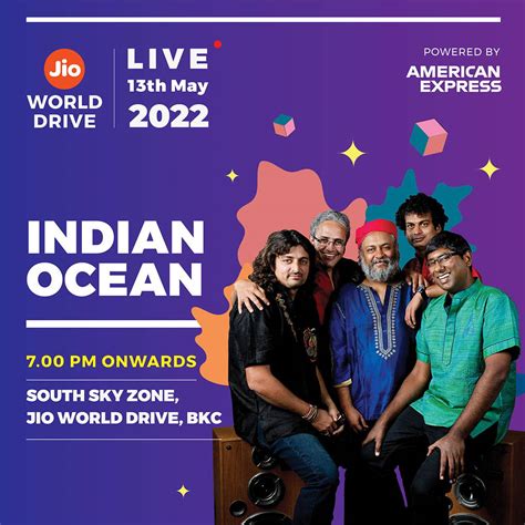 Indian Ocean Live at Jio World Drive | Events in Mumbai | mallsmarket.com