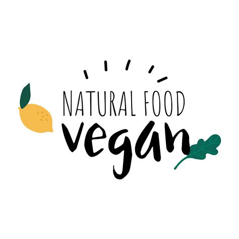 Natural food vegan logo vector - Download Free Vectors, Clipart ...