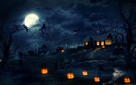 Halloween Night Wallpapers - Top Free Halloween Night Backgrounds ...