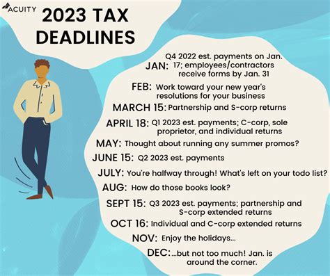 Tax Form Deadlines 2023 - Printable Forms Free Online