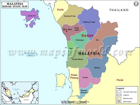 Kedah Map Social Studies Worksheets, Kedah, Putrajaya, Bonaire, India ...