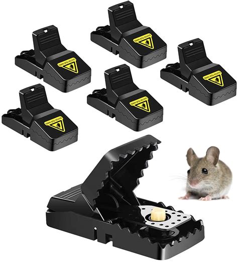 Ales Mouse Traps That Work, Reusable Snap Trap for Small Mice, High ...