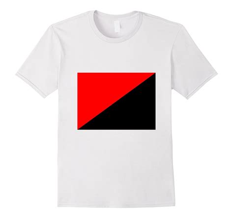 Anarcho-Syndicalism Red and Black Flag T-Shirt-CD – Canditee