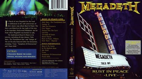 Megadeth - Rust in Peace Live - Encyclopaedia Metallum: The Metal Archives