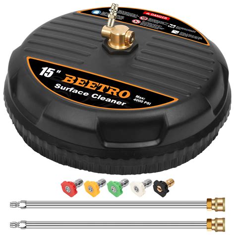 Buy BEETRO Pressure Washer Surface Cleaner, 15 Inch Surface Cleaner ...