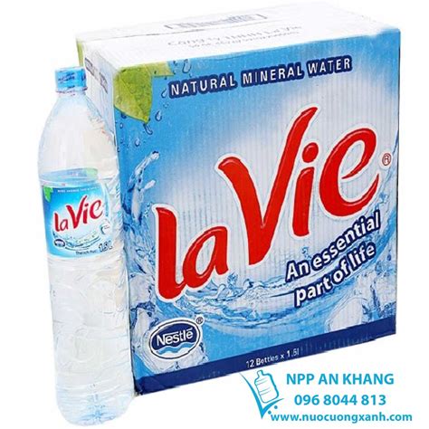 Nước khoáng Lavie 1500ml (12 chai/1 thùng) - Nước Uống Xanh