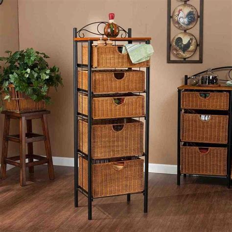 Small Storage Baskets for Shelves | Wicker baskets storage, Drawer ...