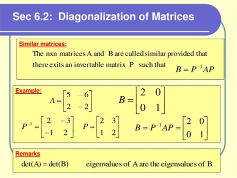 PPT - Diagonal Matrix: PowerPoint Presentation, free download - ID:5424371