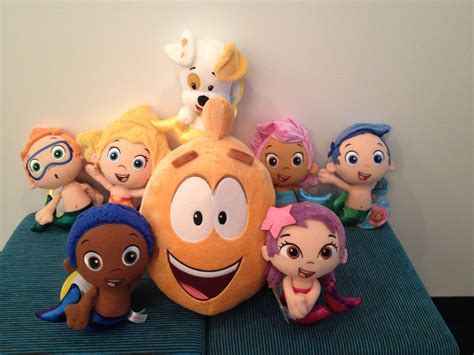 Bubble Guppies Gil, Molly, Grouper And Bubble Puppy Inch Stuffed Plush ...