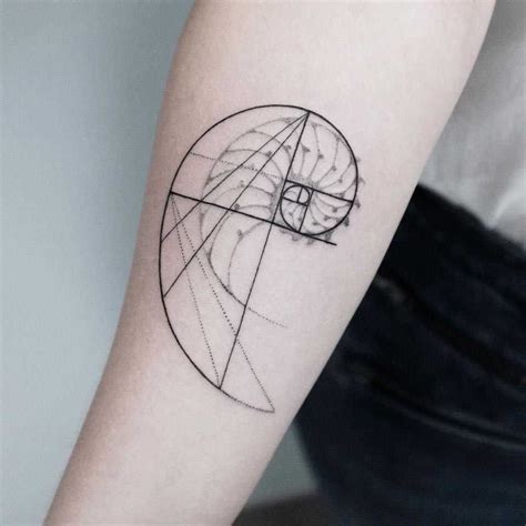 Fibonacci spiral tattoo by Dogma Noir - Tattoogrid.net