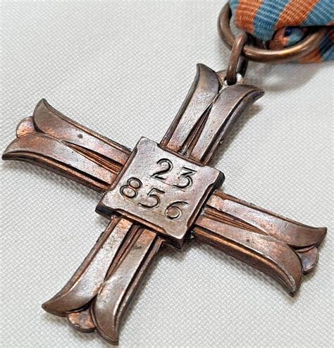 WW2 POLAND MONTE CASSINO CROSS MEDAL #23856 15TH POZNAN UHLAN REGIMENT ...