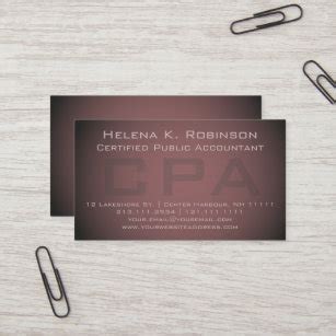 Cpa Business Cards & Templates | Zazzle