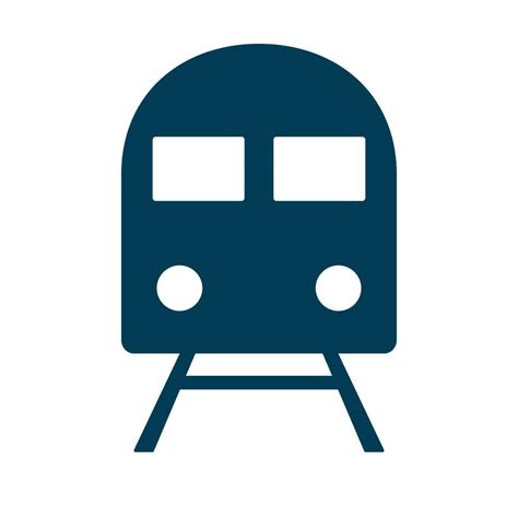 Train station silhouette icon. Vector. 26729348 Vector Art at Vecteezy