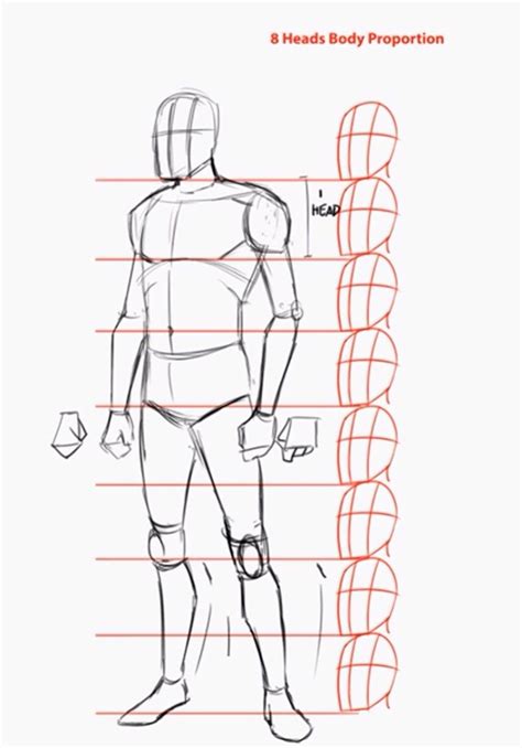 How to draw the human body step by step. How to draw a person tutorial ...