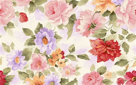 Watercolor Flowers Wallpaper Download