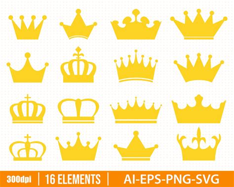 Gold Crown Clipart