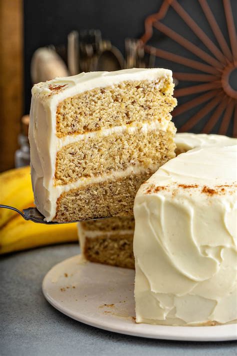 Easy Banana Cake with Cinnamon Frosting | The Novice Chef