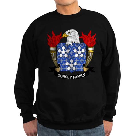 Dorsey Family Crest Men's Crewneck Sweatshirt Dorsey Family Crest ...