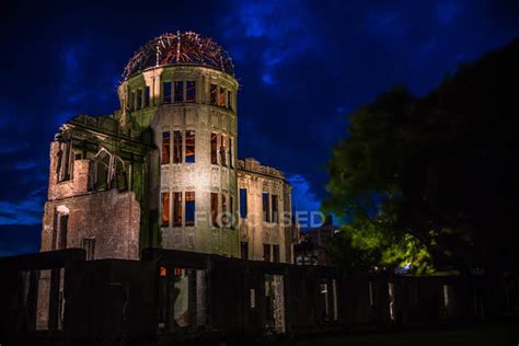 Atomic Bomb dome in Hiroshima — world war, tourism - Stock Photo ...