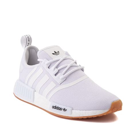 Mens adidas NMD R1 Primeblue Athletic Shoe - White | Journeys