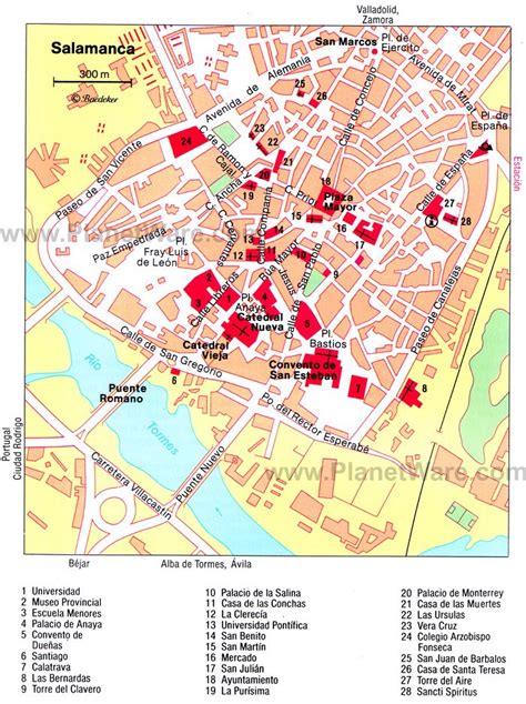 SALAMANCA SPAIN MAP - Imsa Kolese