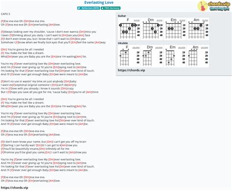 Chord: Everlasting Love - tab, song lyric, sheet, guitar, ukulele ...