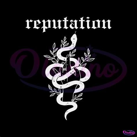 Reputation Snake Taylor Swift SVG Reputation Album SVG File - Oladino