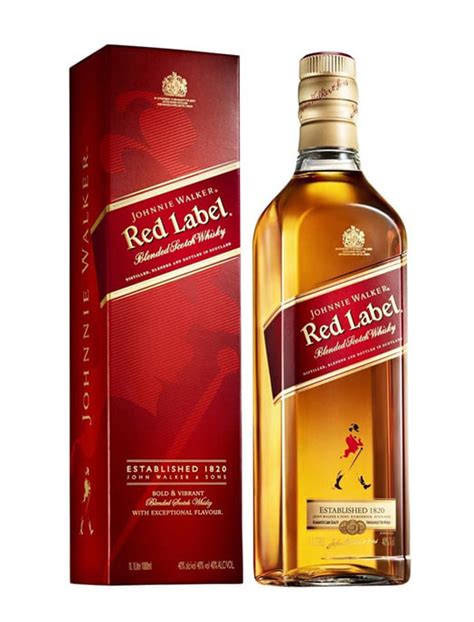 JOHNNIE WALKER RED LABEL BLENDED SCOTCH WHISKY (750 ml)