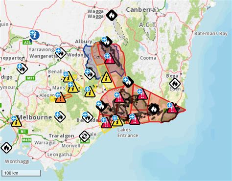 Australia Fires Map Feb 2020