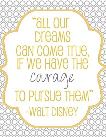 1. What does this quote mean to you? 2. Why does Walt Disney believe we ...