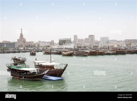 Corniche and Skyline, Doha, Qatar Stock Photo - Alamy