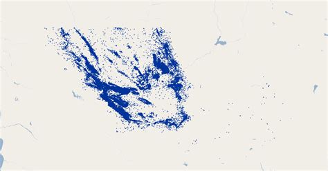 Kern County, CA Oil Wells | GIS Map Data | Kern County, California ...