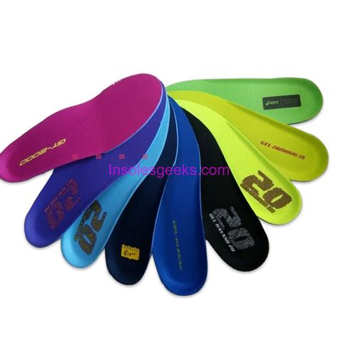 Replacement ASICS GEL-nimbus GT-2000 Series Ortholite Running Insoles ...