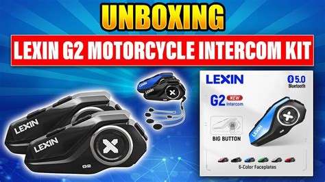 Unboxing the Lexin G2 Motorcycle Intercom Kit | Budget Communication ...