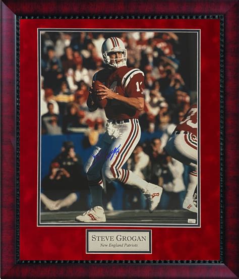 Steve Grogan Autograph Photo 23x27 New England Picture Authentication ...