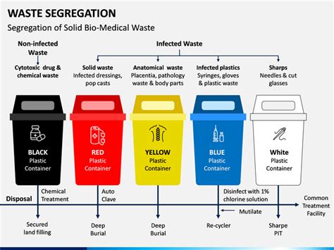 Dental Waste Segregation Chart