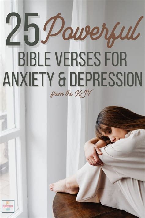 25 Powerful Bible Verses for Anxiety and Depression (KJV) - The ...