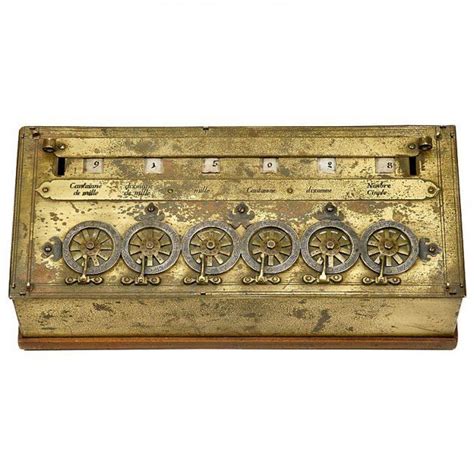 Rare Six-Digit "Pascaline" Calculator by B. Pascal : Lot 12 ...