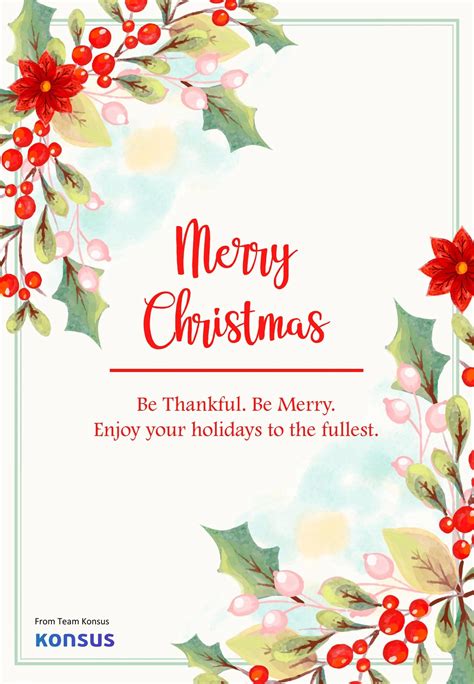 Powerpoint Christmas Card Template